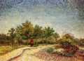Carril en el parque Voyer d Argenson en Asnieres Vincent van Gogh